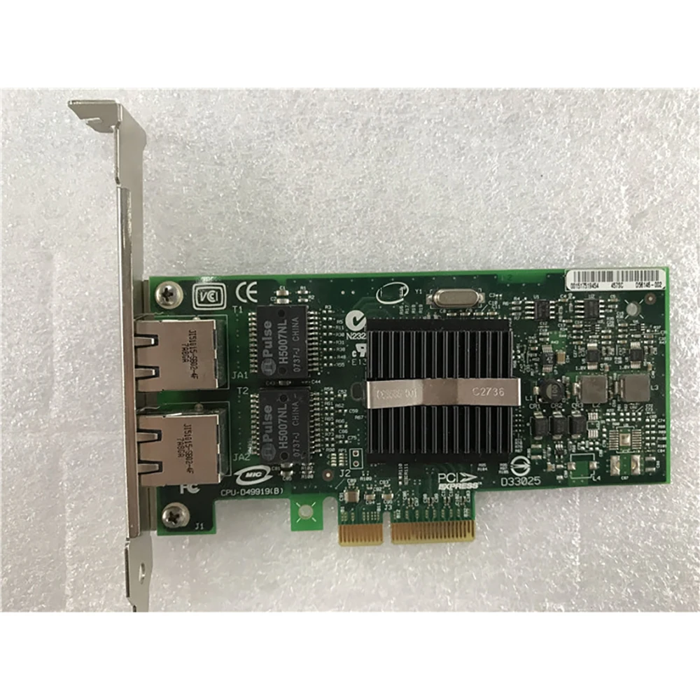 

For Intel original 82571GB chip PCI-E dual-port Gigabit server NIC EXPI 9402PT