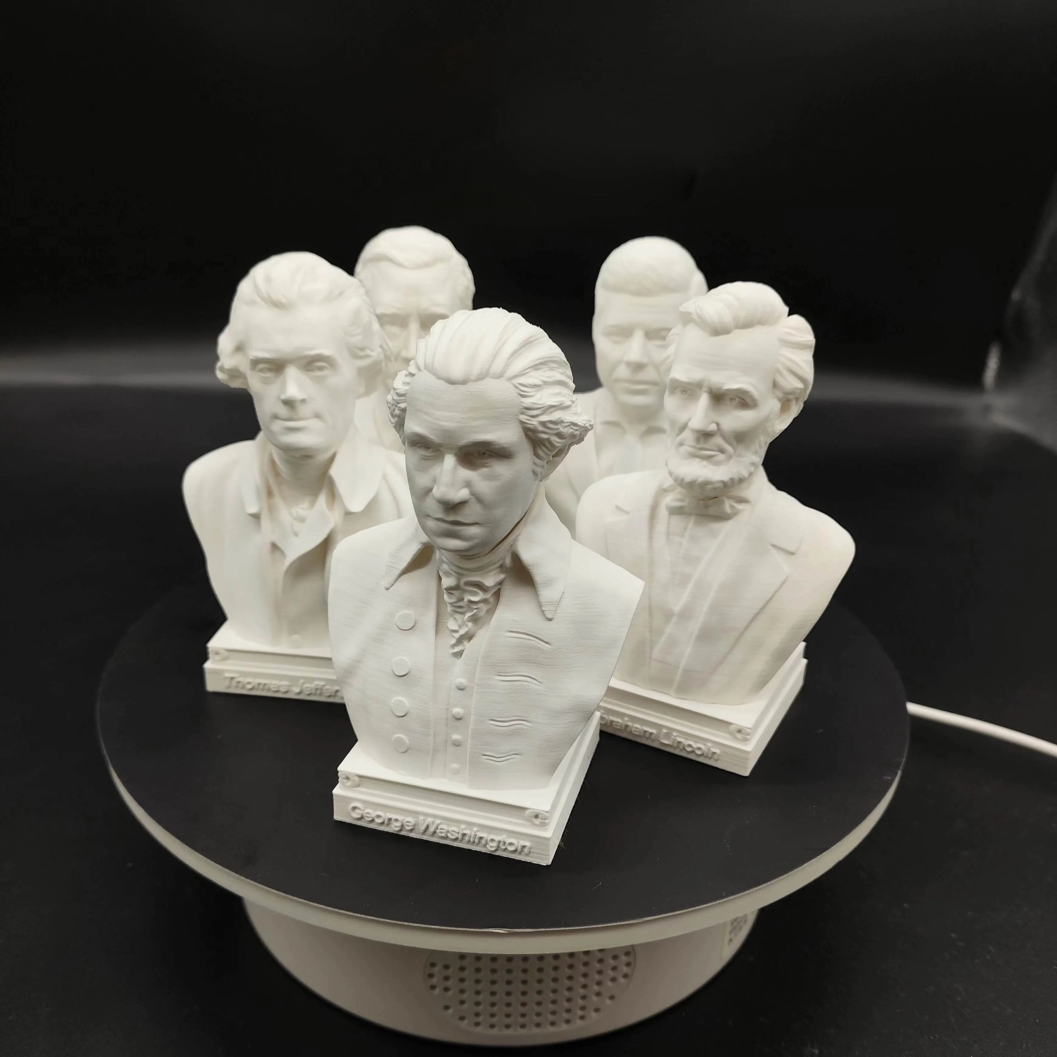 Washington, Jefferson, Lincoln, Roosevelt, Kennedy, President imitation plaster ornaments statue plastic model decorations