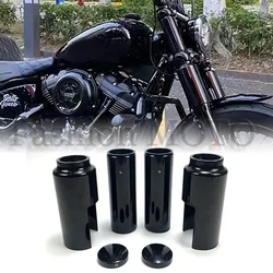 Motorcycle Front Fork Cover Set Tube Cap for Harley Softail Street Bob FXBB Low Rider FXLR 107 2018-2023 Accessories