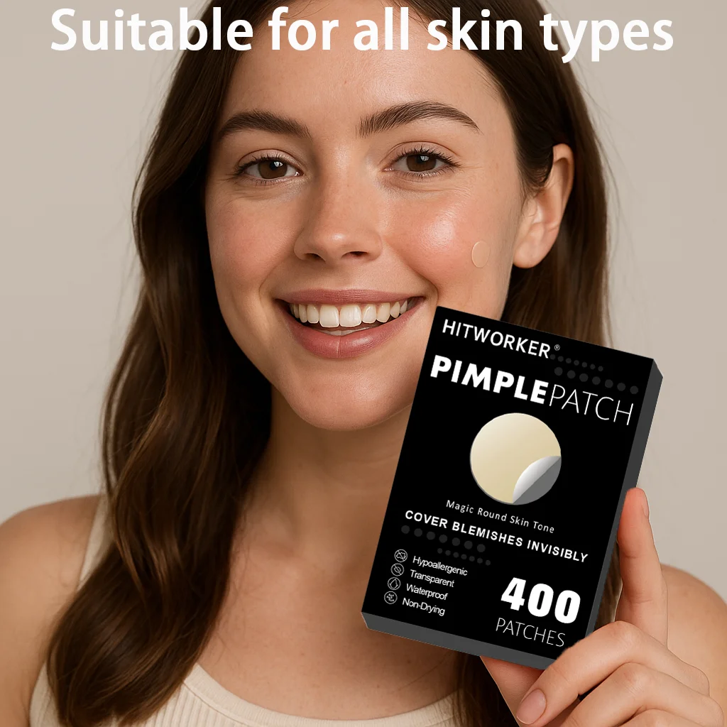 Parche para acné de 400 unidades, cubre espinillas y acné, parche para espinillas de acné para cubrir espigas y imperfecciones, pegatinas para manchas para cara y piel