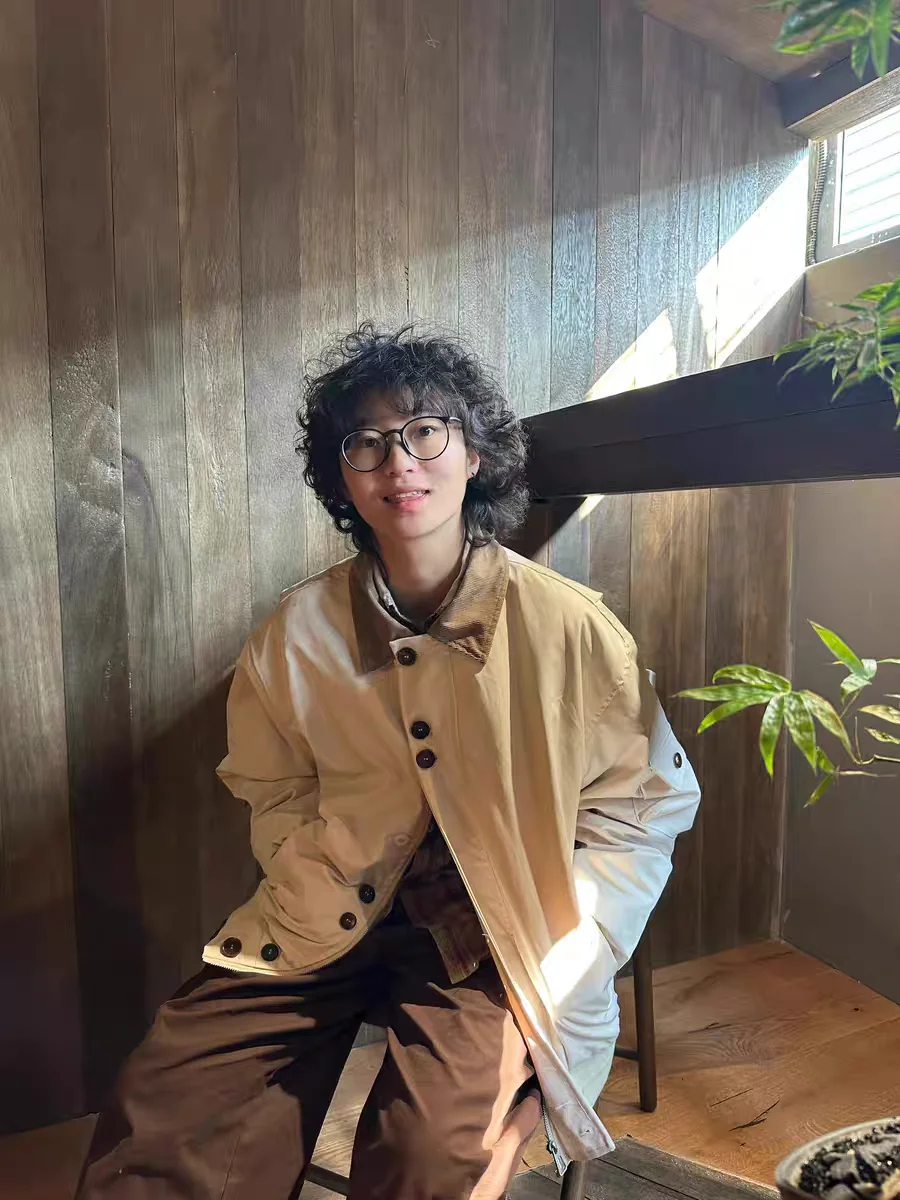 

Retro American Design Color Blo Workwear Collar Jaet Loose ex Casual Outerwear for Couples Autumn Season Long Sve