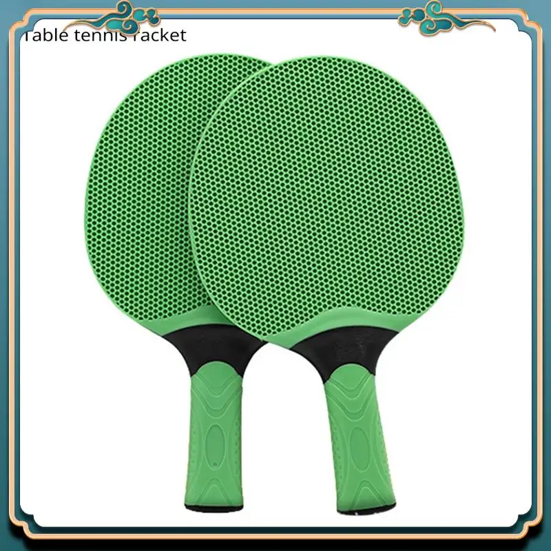 초보자 훈련 및 대회에 적합한 ABMV-스포츠 용품 실리콘 다색 탁구 라켓