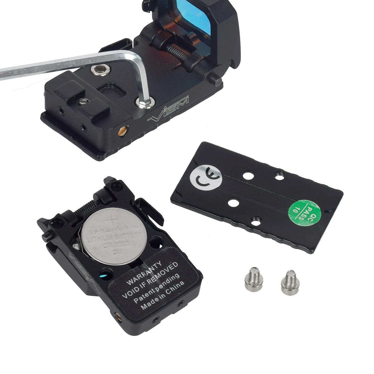 التكتيكية VISM PRO الوجه حتى ريد دوت البصر ل G17 G19 مسدس منعكس VISM نطاق 1913 جبل 20 مللي متر السكك الحديدية الصيد Riflescopes #5