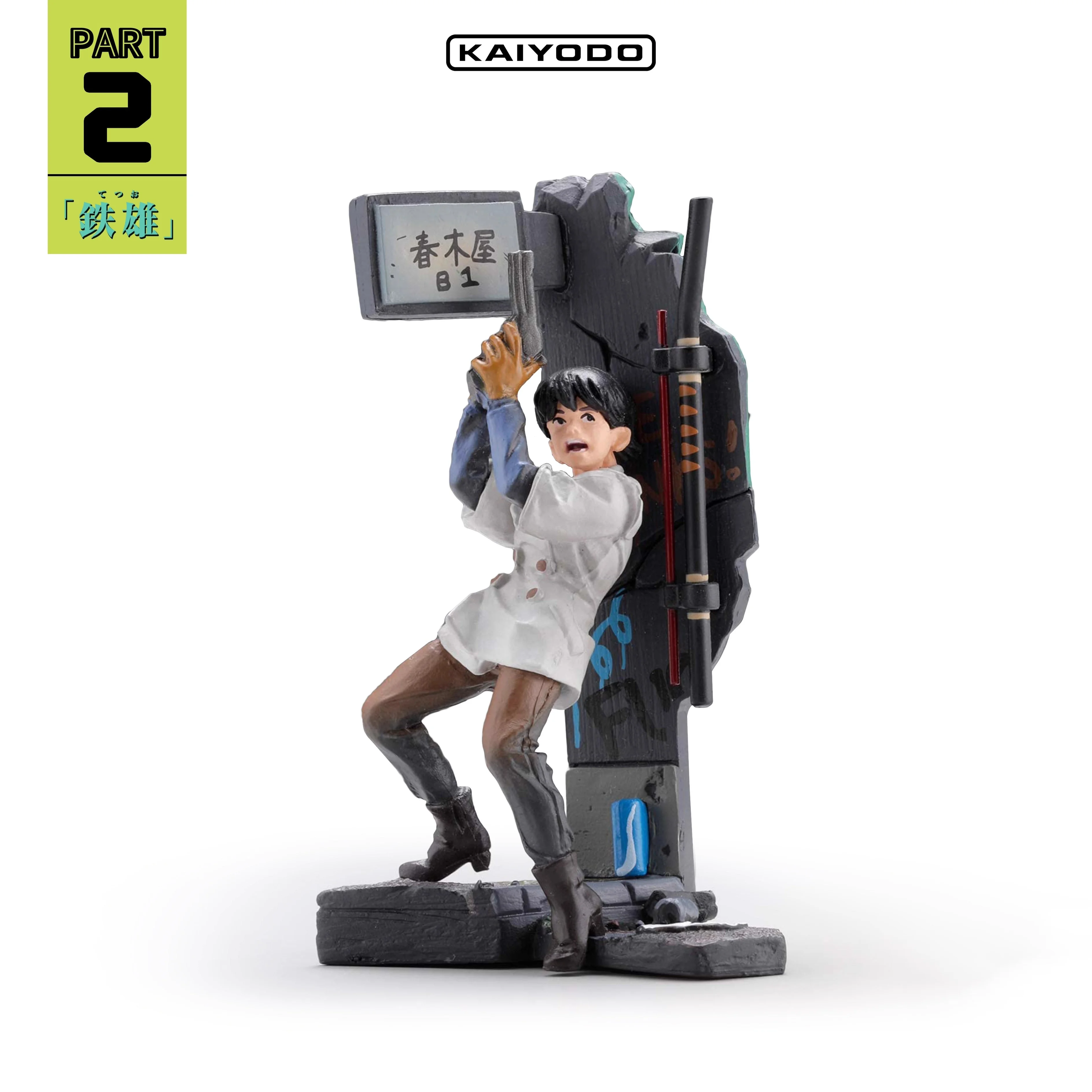 【Disponibile】Kaiyodo AKIRA Blind Box Series 2 MiniQ Tetsuo Figure - Simpatica decorazione da collezione per i fan degli anime