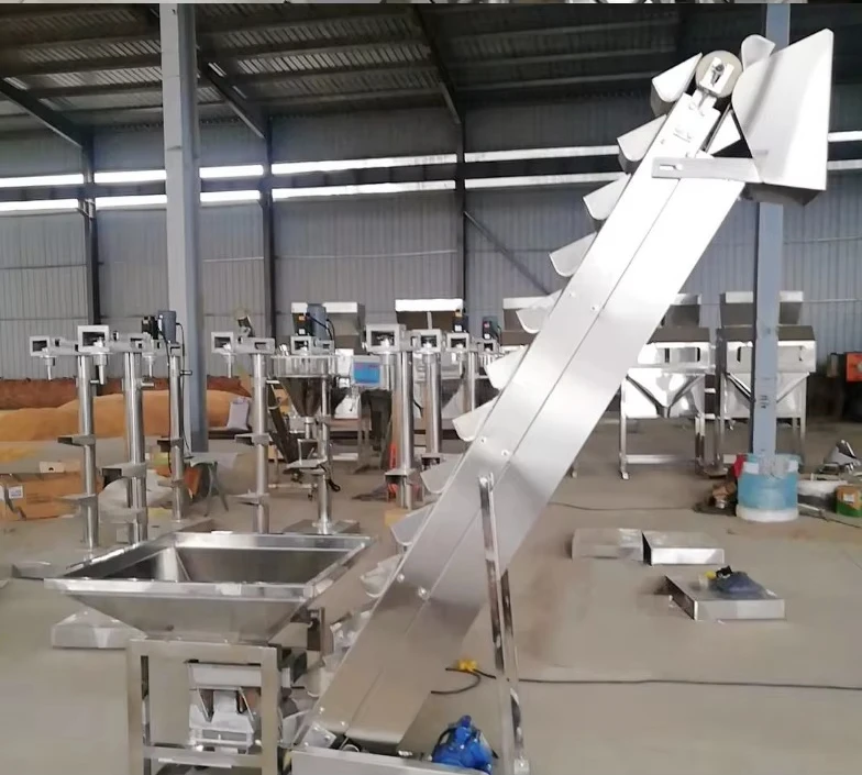 China Factory Conveyor Bucket Elevator Feeder Stainless Steel Food Conveyor Belt