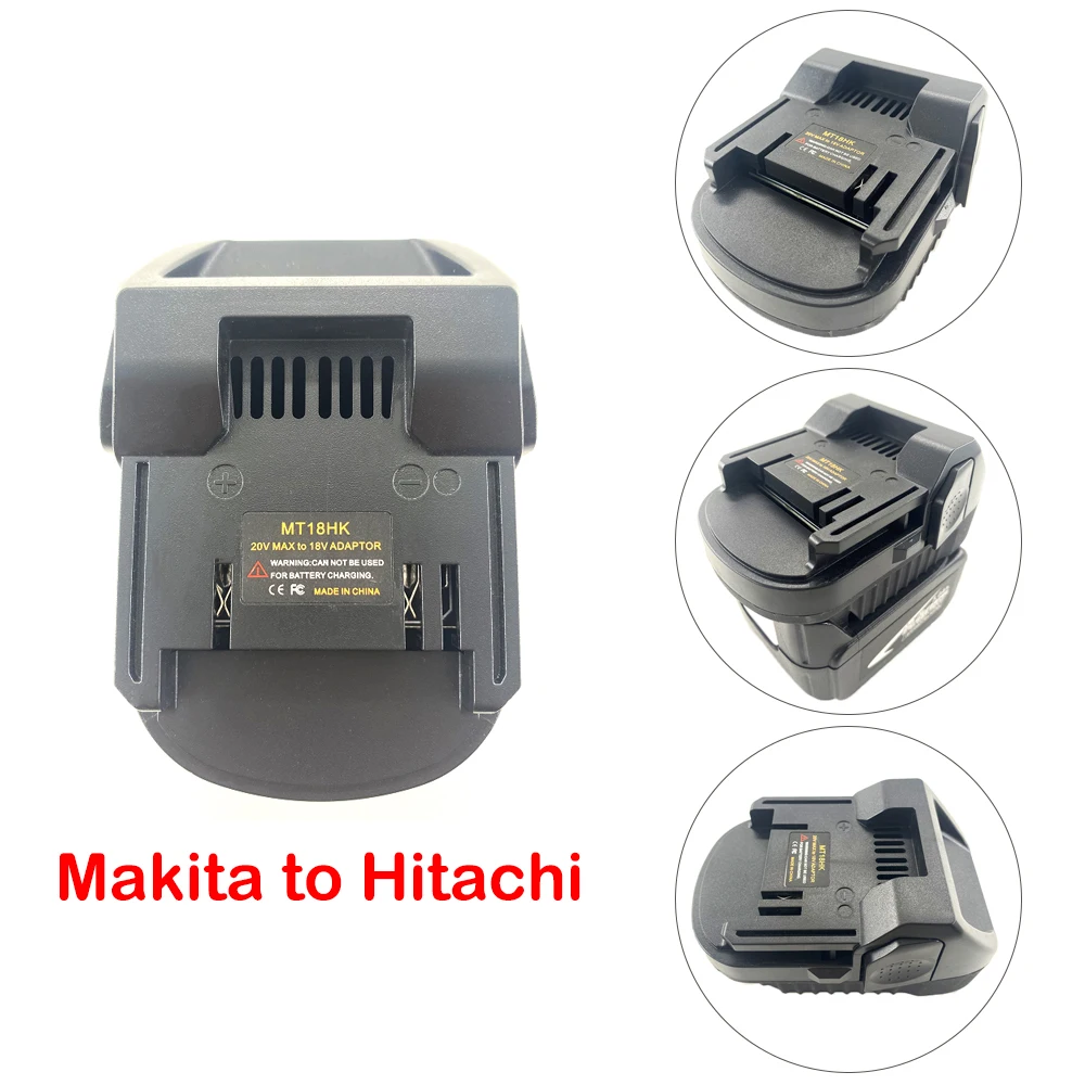 For Makita Convert To for Hitachi/Hikoki 18V Li-ion Batttery Power Tool Battery Adapter Converter MT18HK BL1840 BSL1850 BL1860B