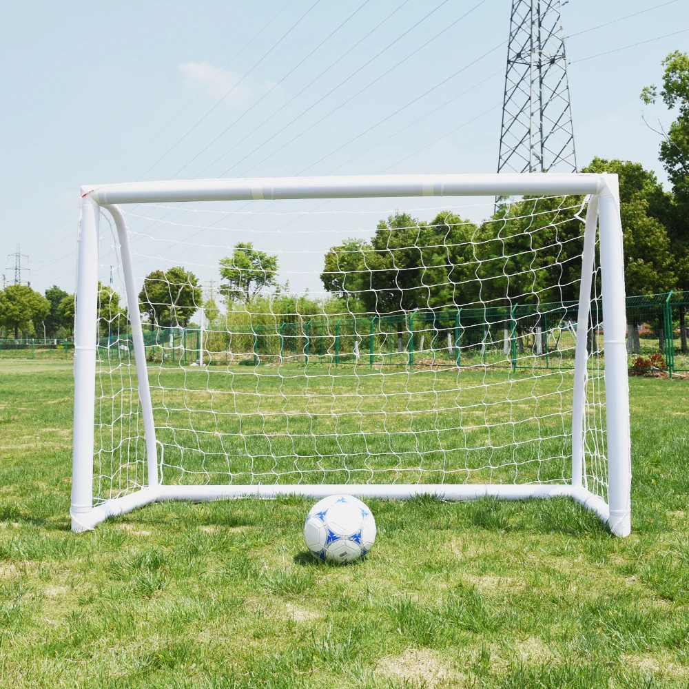 1 jeu de sport en gros entraînement de Football 6 pieds * 4 pieds cadre en PVC Mini but de Football d'intérieur avec filet en Nylon 2025