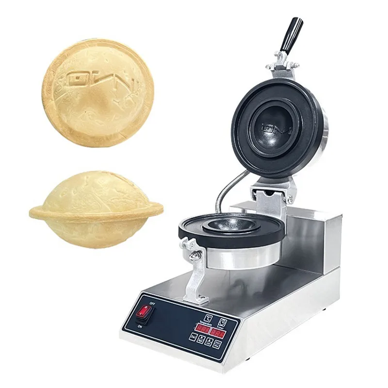 

Customize Logo Gelato Panini Flying Saucer Sandwich Ice Cream Waffle Hamburger 110V 220V UFO Hamburger Cake Maker Burger Machine