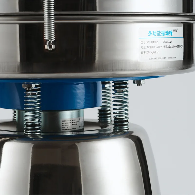 Petit écran vibrant en acier inoxydable, 110V, 220V, diamètre 40cm, machine de criblage à distance, poudre