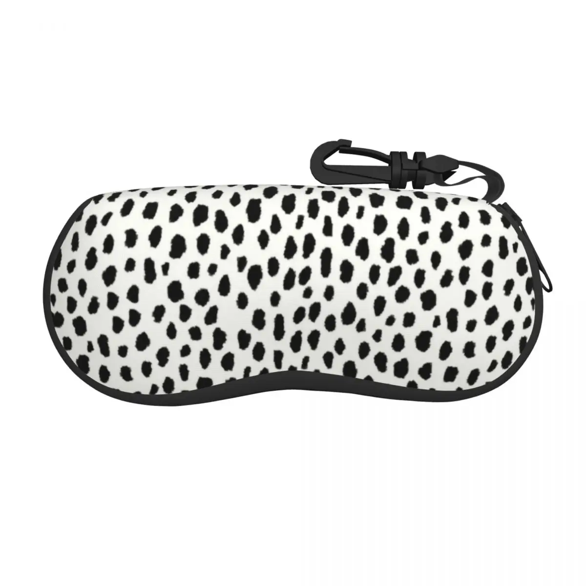 Estuche para gafas de sol con lunares de perro suave para hombres y mujeres, bolsa protectora para gafas de sol con manchas de dálmata clásicas