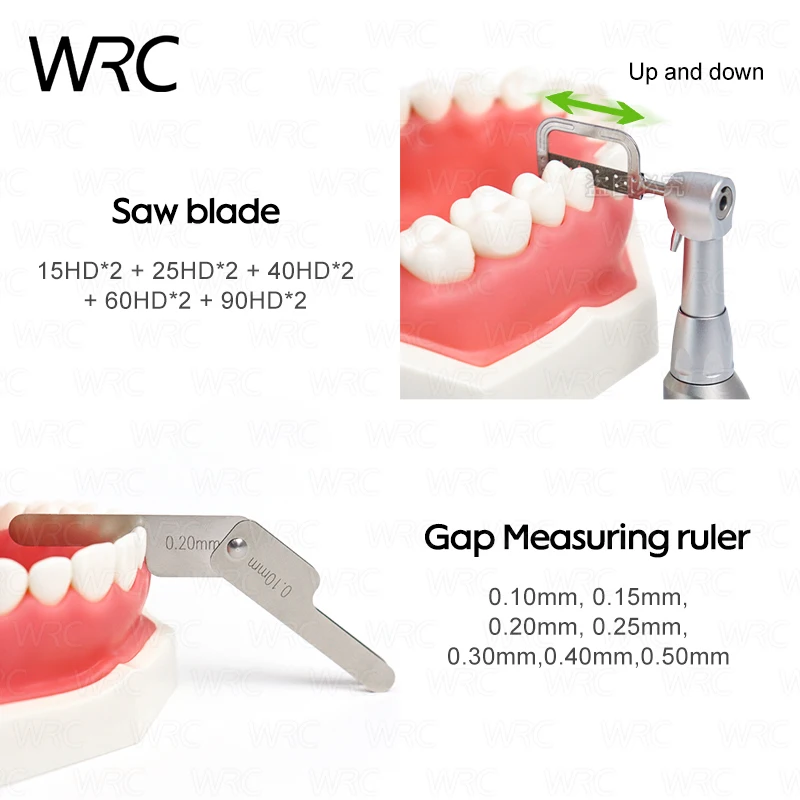 Dental Low Speed Handpiece Reciprocating Interproximal Stripping 16:1 Contra Angle dental instruments Orthodontic Tool