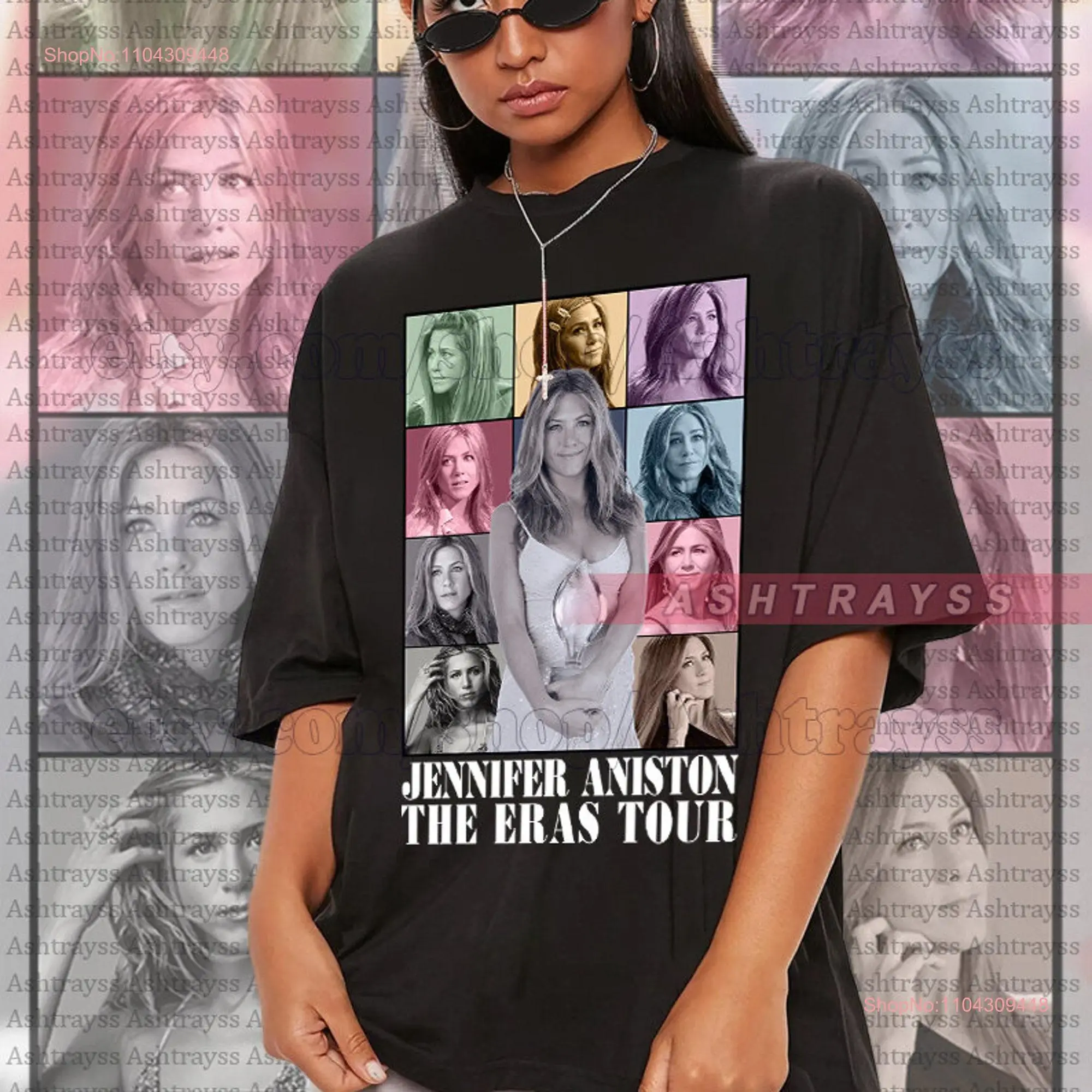 Jennifer Aniston The Eras Tour tee long or short sleeves