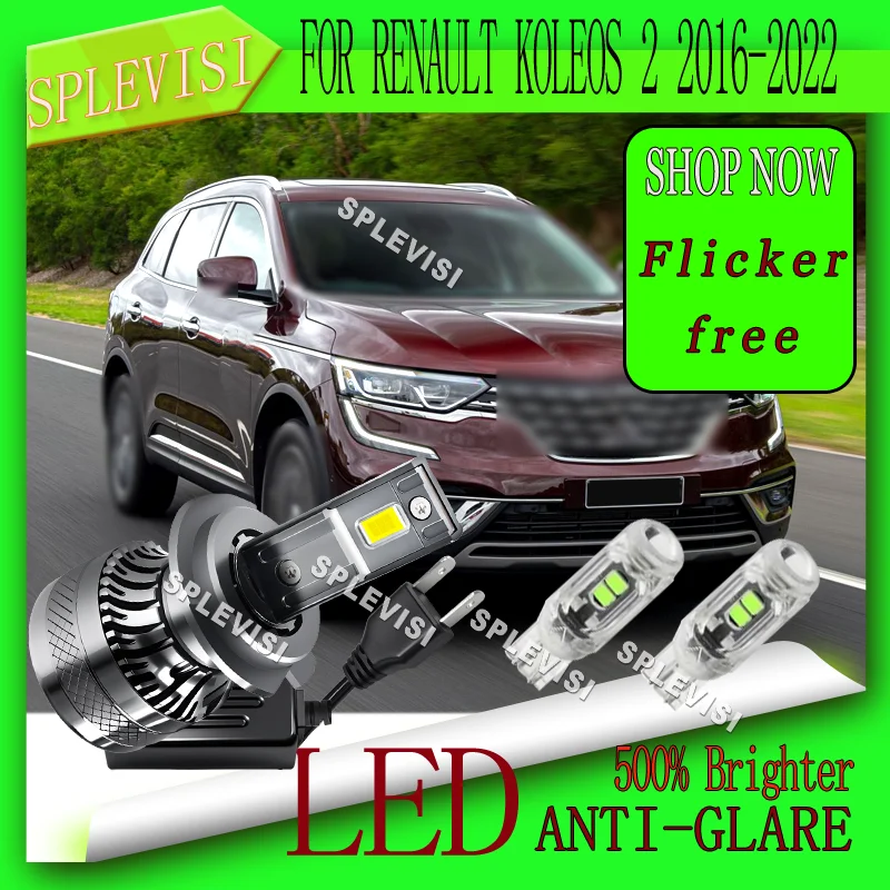 

6000k White Suitable for sedans trucks hatchbacks and SUV Low Beam Bulbs For RENAULT KOLEOS 2 2016 2017 2018 2019 2020 2021 2022