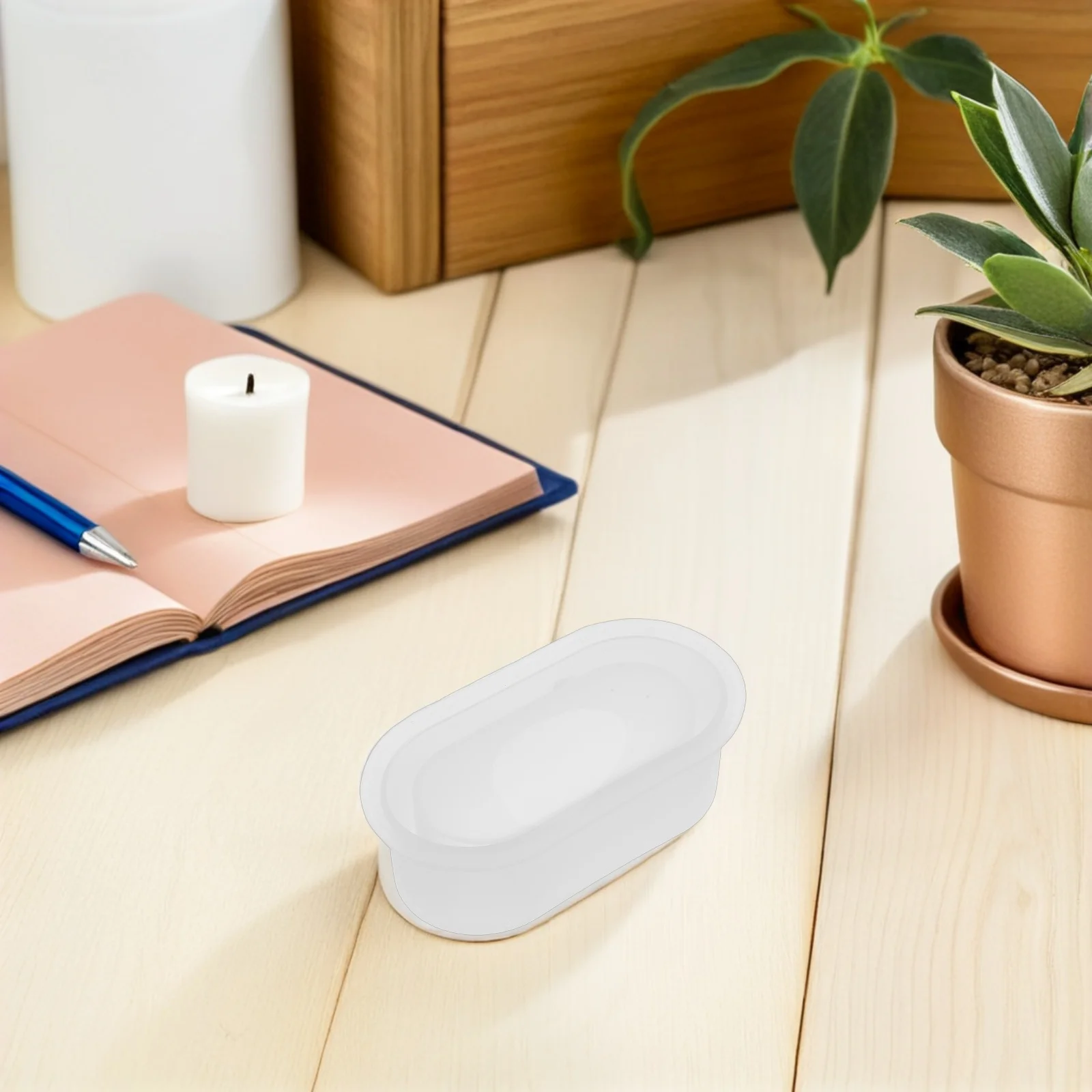 

3pcs Silicone Flower Pot Mold Oval Planter Molds Resin Crafts Succulent Planters Durable Shape Retaining Easy Demolding Indoor