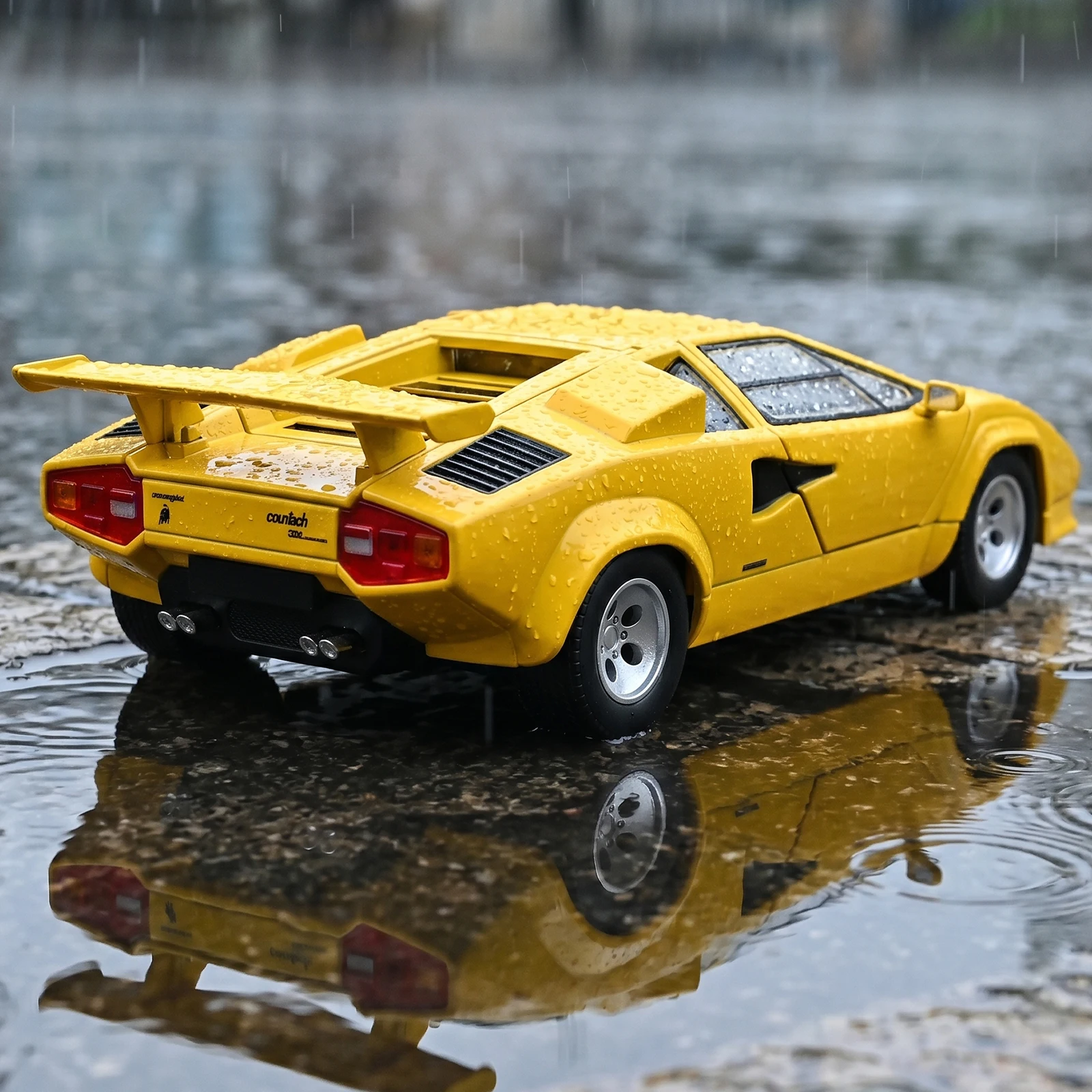 

Spray 1:24 Countach LP500S Model Car Toy Alloy Diecast Doors Opened Pull Back Vehicles Models for Children's Toys