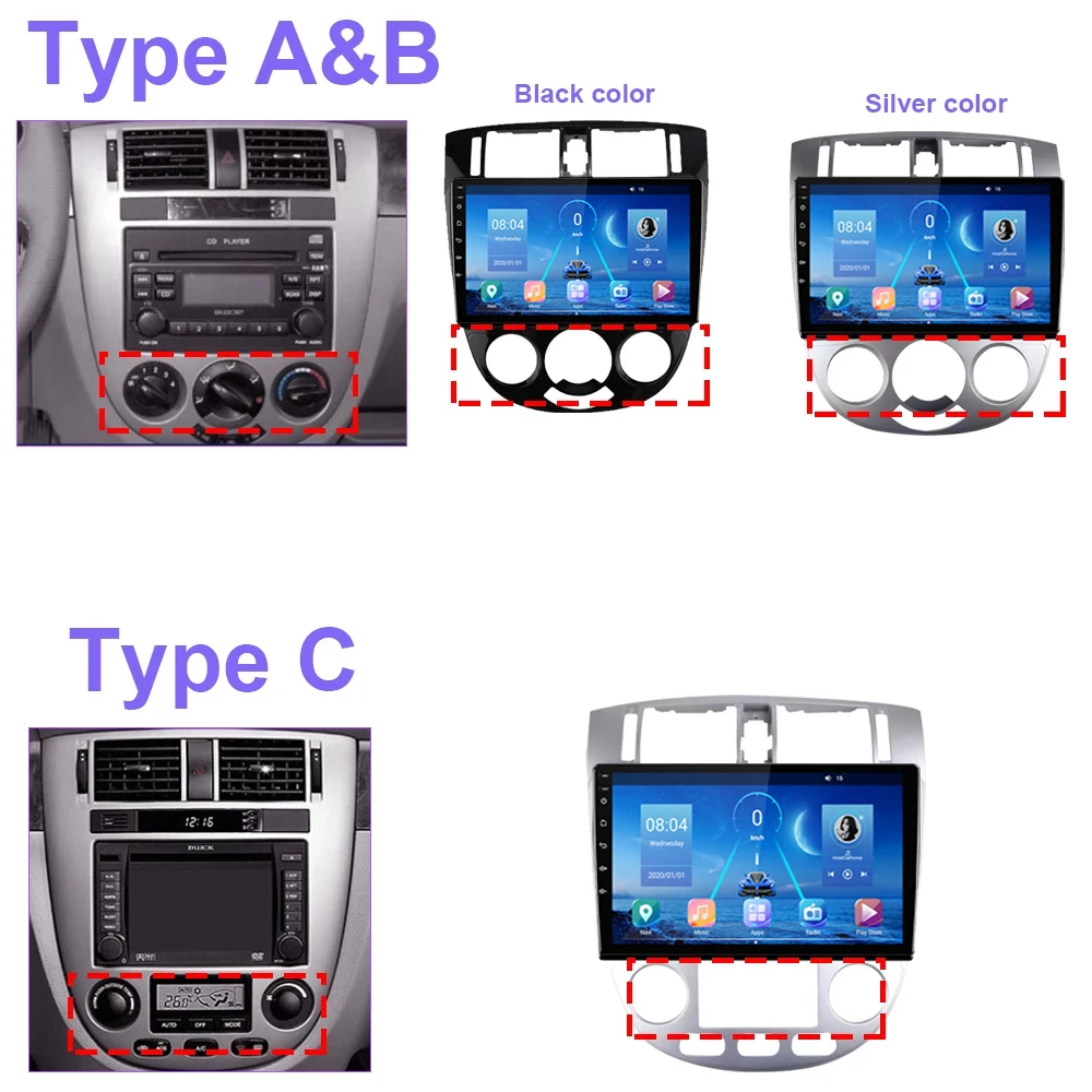 EKIY T5 Car Radio For Chevrolet Lacetti J200 For Buick Excelle Hrv For Daewoo Gentra 2  Navigation GPS No DVD Player 2 Din