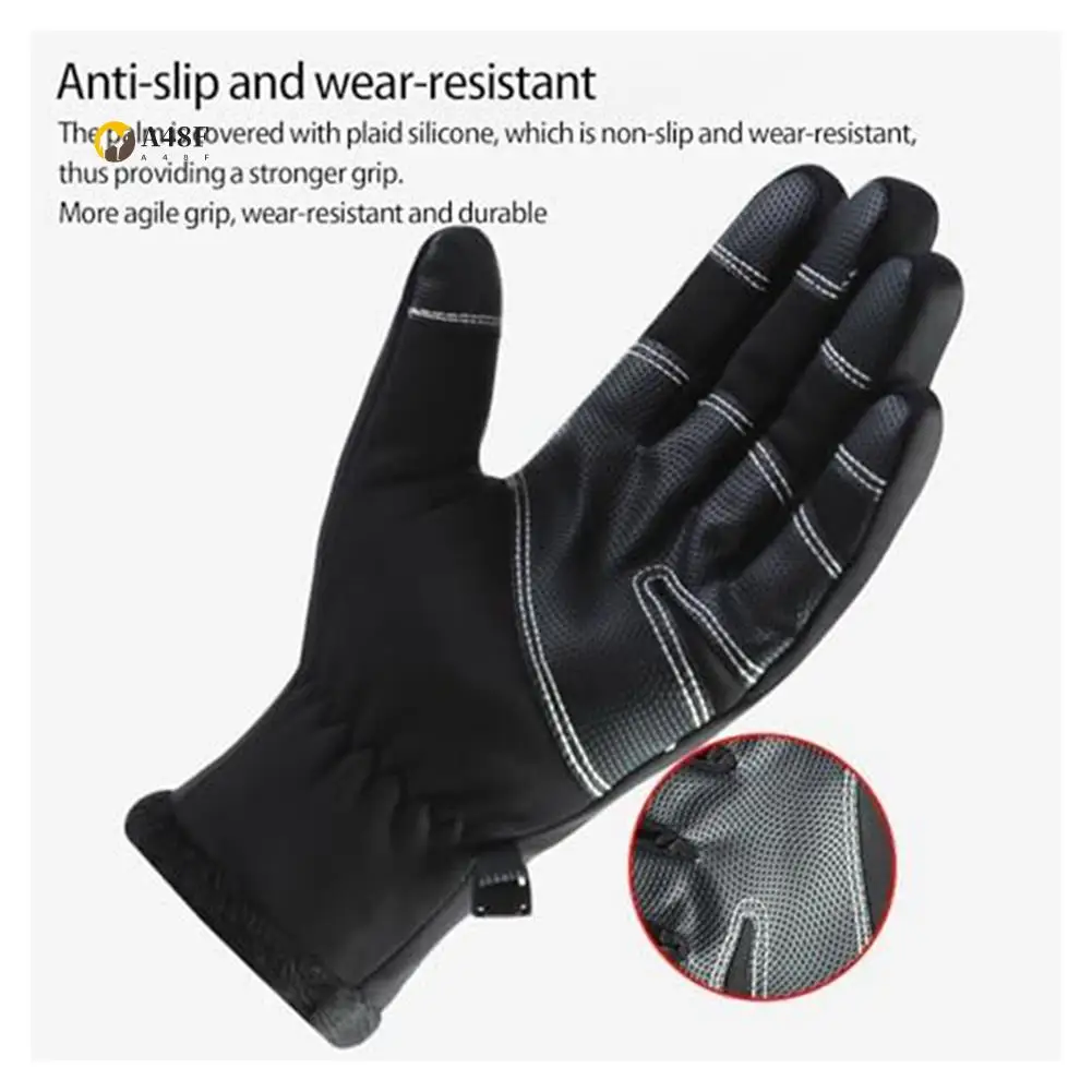 

A48F-нагревательные перчатки, противоскользящие мотоциклетные перчатки с подогревом, ветрозащитные рабочие перчатки с подогревом, водонепроницаемые перчатки с подогревом