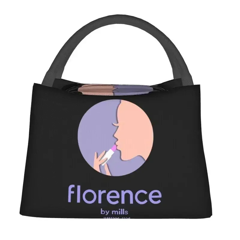 Florence By Mills Thermal Insulated Lunch Bags Women Portable Lunch Tote for Outdoor Camping Travel Storage Meal Food Box