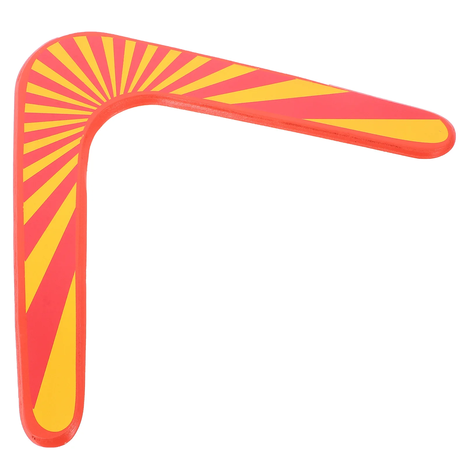 

Wooden Boomerang for Adults Outdoor Fun Flying Sport Throw Catch Returning Toy Exercise Recreation Durable Colorful Easy Return