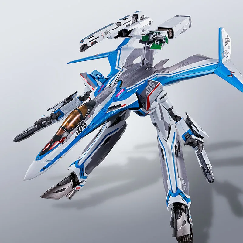 بانداي الأصلي عمل الشكل DX سوبر سبيكة VF-31J (سيجفريد) ألعاب شخصيات الحركة للبنين هدية تحصيل نموذج الحلي