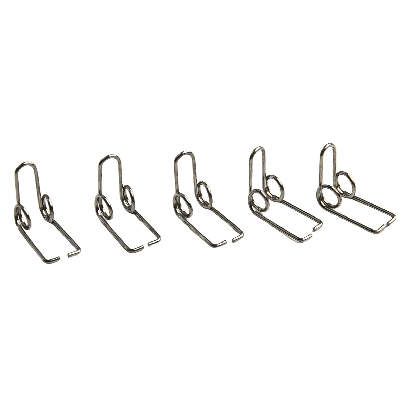 5 PCS Set Iron Trumpet Trombone Alto  Valve Spring Silver Water Key Spring Replace Practical Replacement Accessories