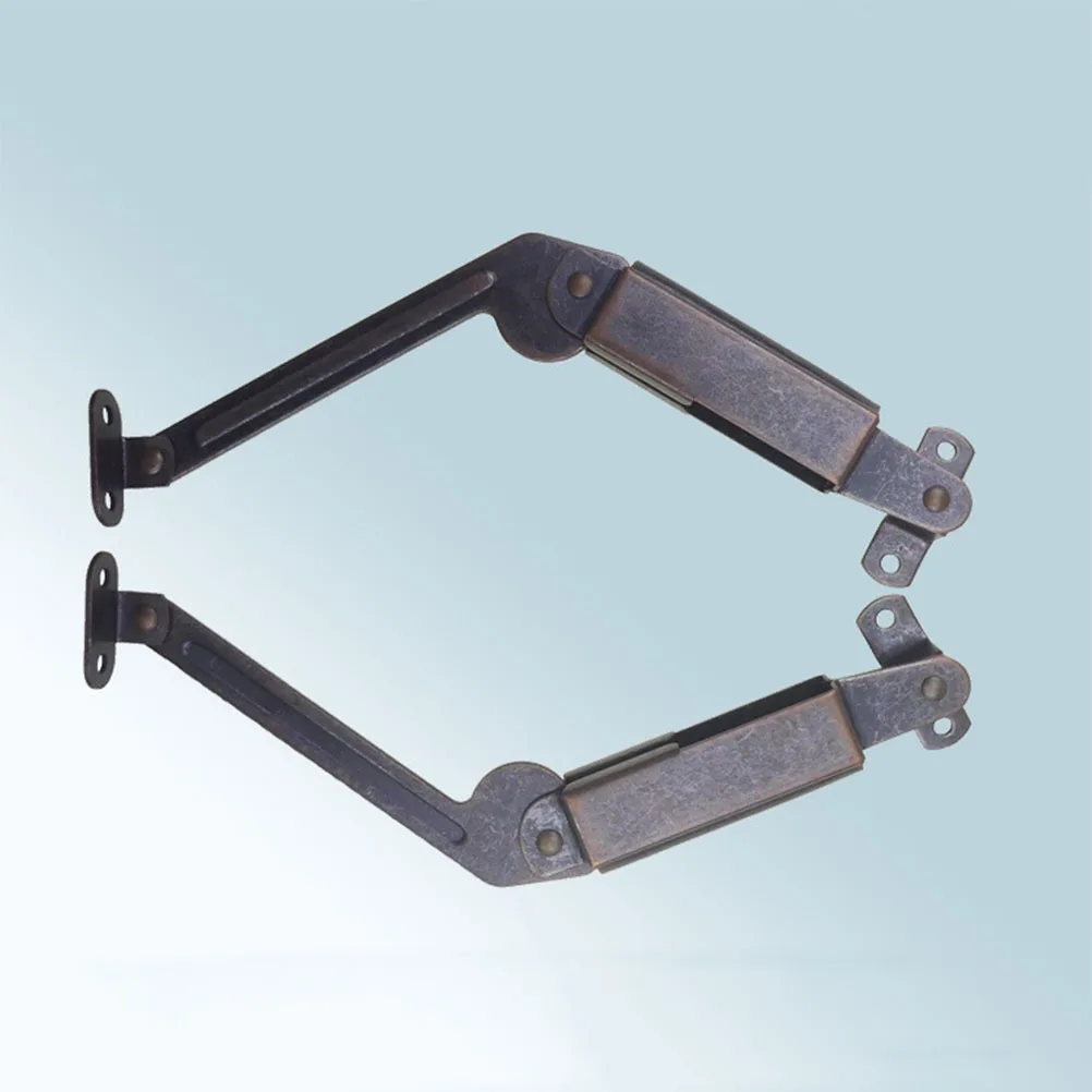 

2pcs Spring Long Arm Practical Safety Spring Support for Cabinet ( Copper, /Pack)