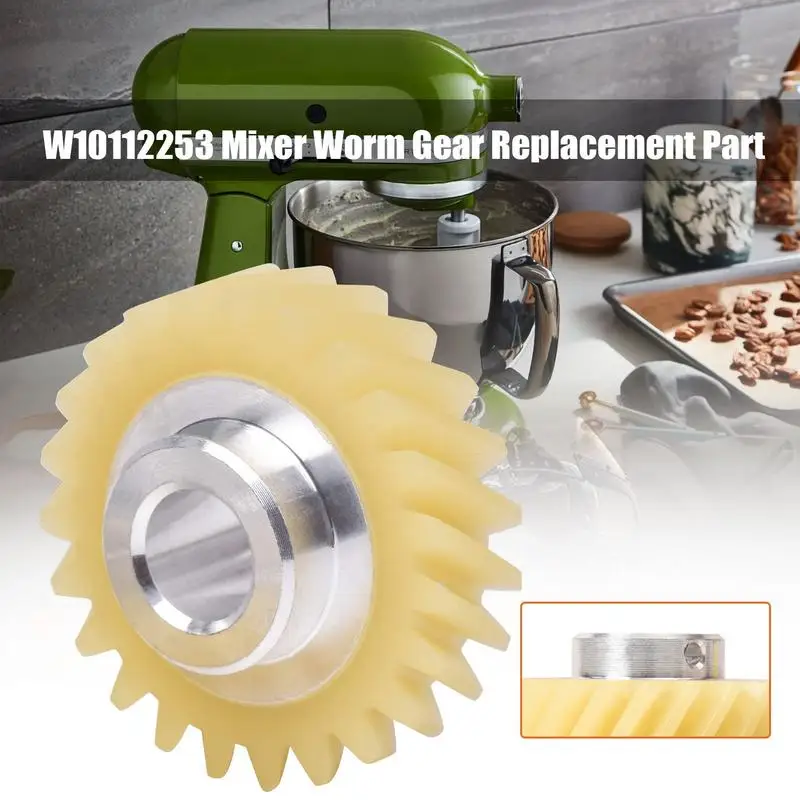 Worm Gear Replacement For Kitchen Aid Ken More Mixer Replacement W10112253 4162897 AP4295669 4161531 4169830