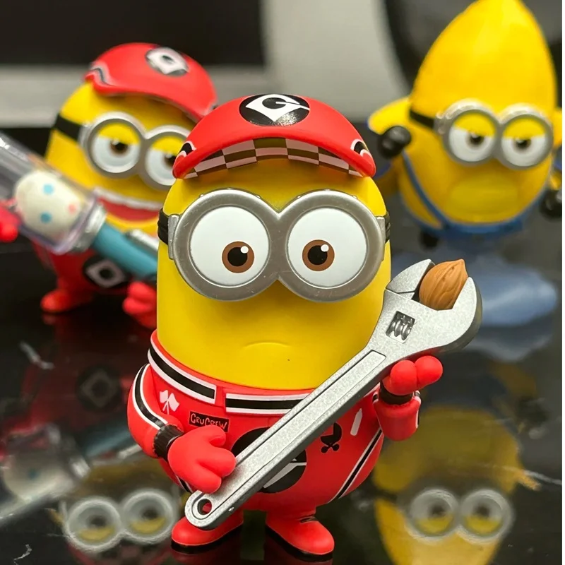 Figura de acción de Anime de Minion para niños, muñeco Kawaii, Tom Ron Gus, modelo de Pvc, juguetes coleccionables, regalo, nuevo