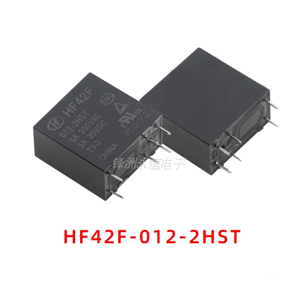 2 قطعة التتابع HF42F-005/012/024-2HS/2HST مجموعتين مفتوحة عادة 6PIN 5A250V