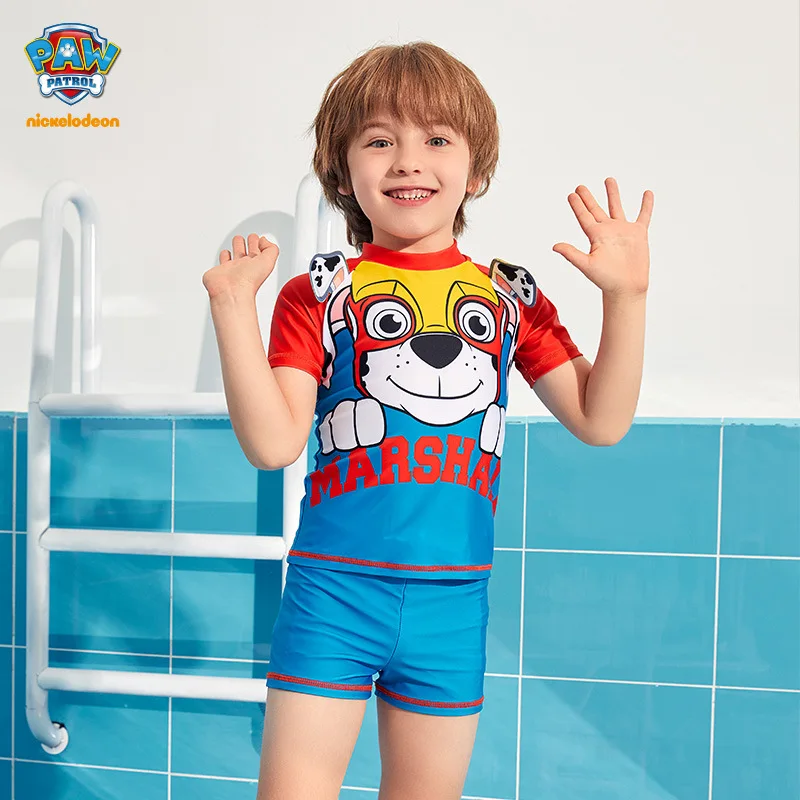 Paw Patrol Boy Swimsuit Spin Master Girls Swimwear Children\'s Swimsuits Cartoon Swimming Equipment Summer Accessories for Beach