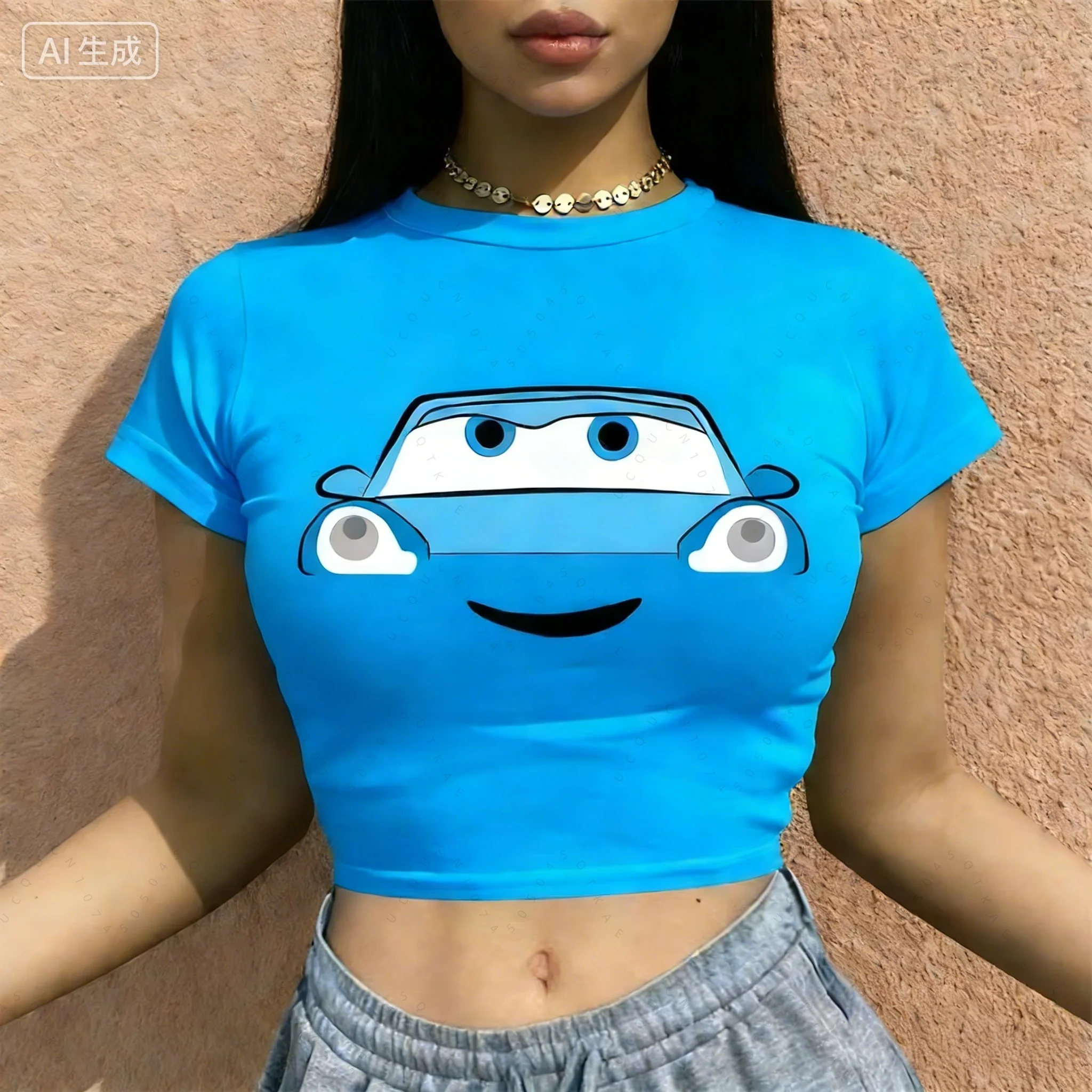 2026 Humorvolle und witzige klassische Anime-T-Shirts für die ganze Familie – Partnerlook für Paare, Kinder, niedliche Autos, Film- und Eltern-Kind-Urlaubs-Wander-Tops – Detail 13