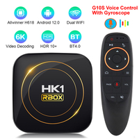 HK1 RBOX H8S Android 12.0 TV Box Allwinner H618 Quad Core MAX 4GB 64GB Set Top Box 5G Dual WIFI BT4.0 Media Player