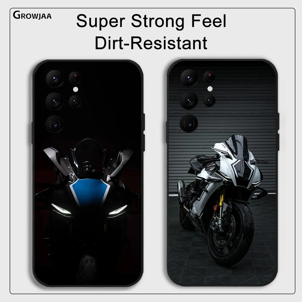 Sport Y-Yamahaes Cool Motorrad Phone Case for Samsung Galaxy S24 Ultra S22 S23 Ultra S21 S20 5G Protective Silicone TPU Funda