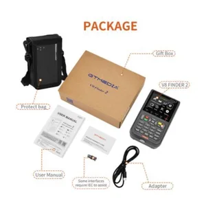 GTMedia V8 Finder2 + Satellitenort Messbeutel DVB-S/S2/S2X 1080p 3,5 Zoll High Definition gegen WS-6933 Satelliten-TV-Empfänger 10 Hauptverkäufe fragen nach Satlink 6933 - №7