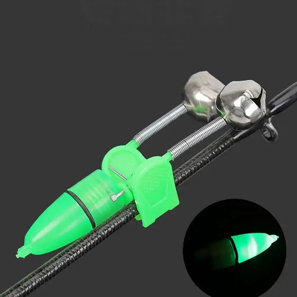 10-100PCS Rod Tip Clamp Angelrute Fisch Biss Locken Alarm Angeln Glocken Angeln Zubehör Geschenke 2024 Alarm Twin glocke Ring Clip – Detail 7