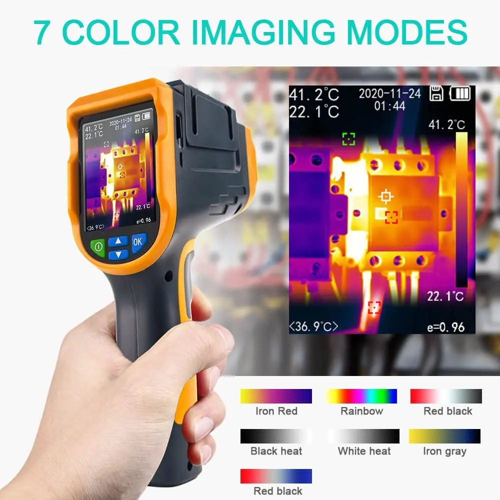 Noyafa Thermal Imaging Camera 200x150 Resolution Handheld Infrared Thermal Imager for Pipeline Heating Leak Automotive Inspect