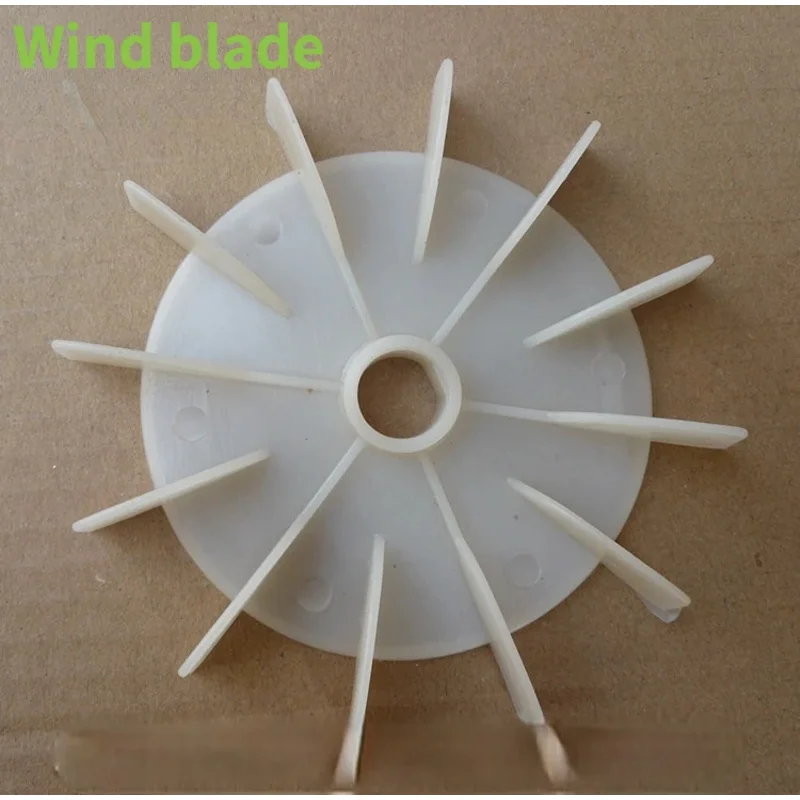 2Pcs Single-phase Motor Plastic Fan Blade Air Pump Fan D-type Mounting Hole Cooling  Accessories