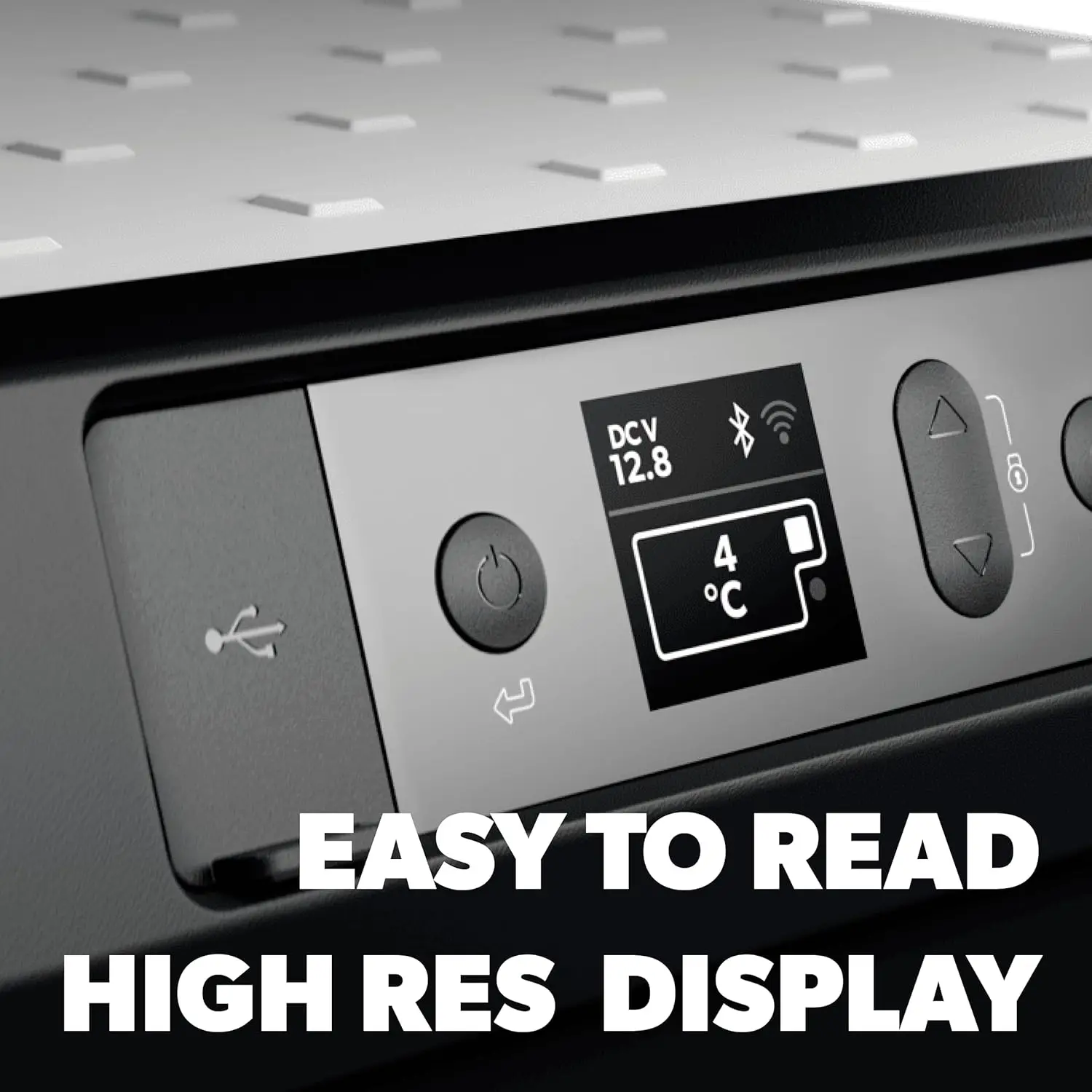 Portable Refrigerator and Freezer with ICE Maker, Powered by AC/DC or Solar