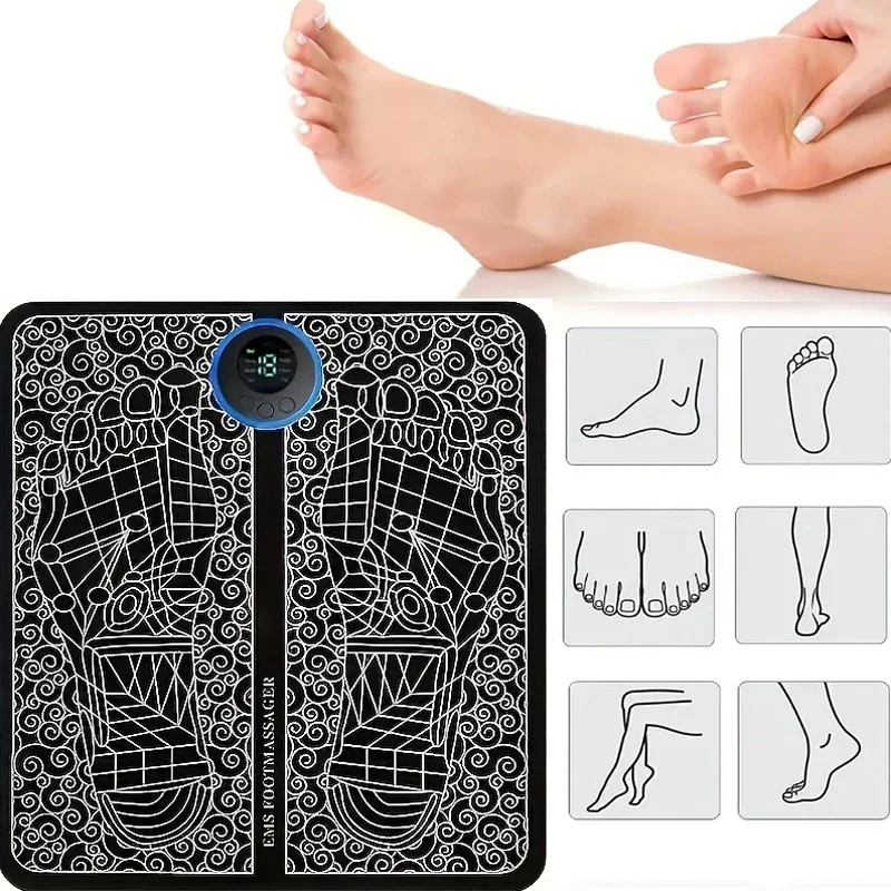 Intelligent Massage Sole Pad for Household Portable Sole Massager USB Charging Model image 3