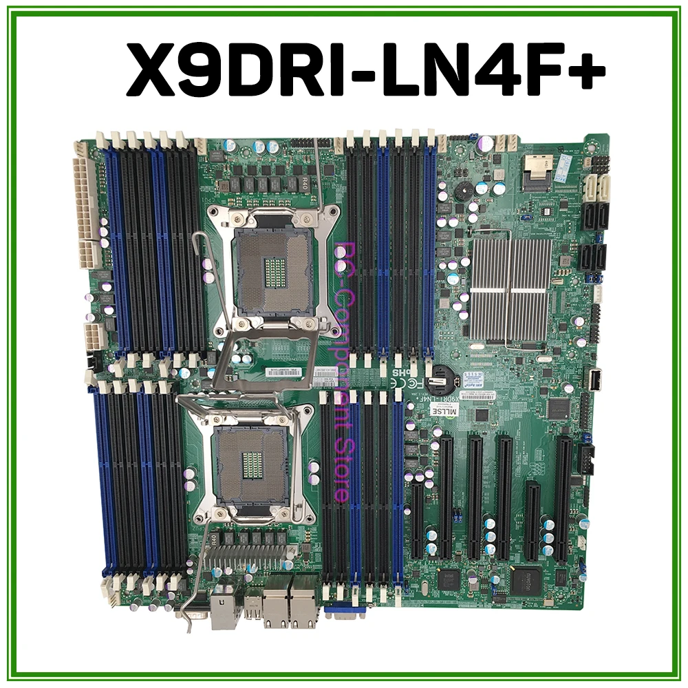 

X9DRI-LN4F+ For Supermicro Server Dual-Way X79 Motherboard X9DRI-LN4F+ Supports V2 CPU C602 Chip 2011