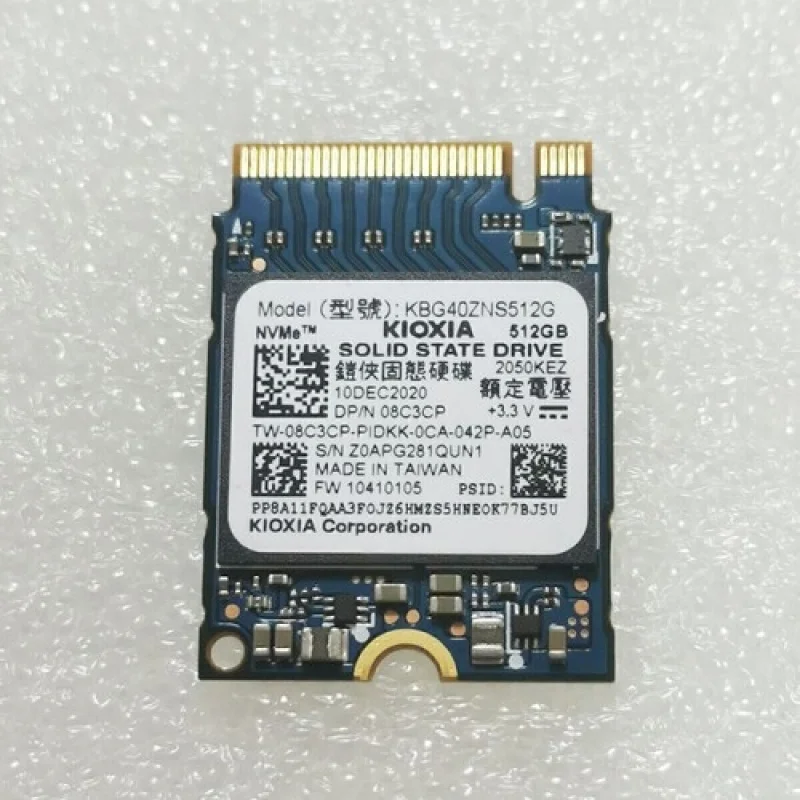 A+ Toshiba KIOXIA BG4 512 GB 256 GB N M.2 2230 SSD For Surface Pro
