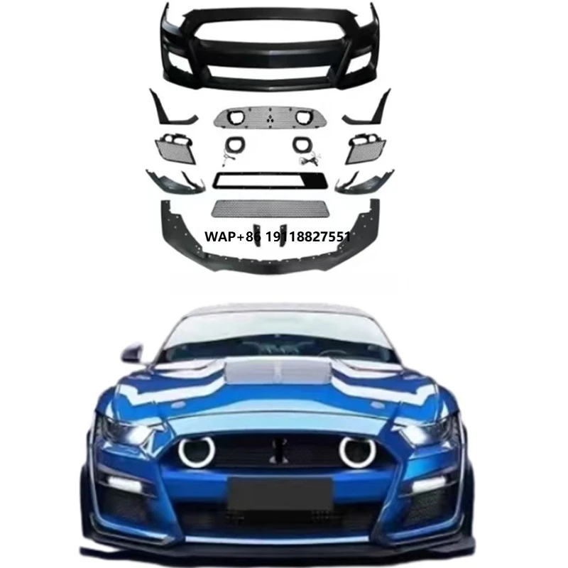 

GT500 Bodykit Front Bumper Assy Upgrade Facelift GT500 Body Kit for Mustang 2015 2016 2017