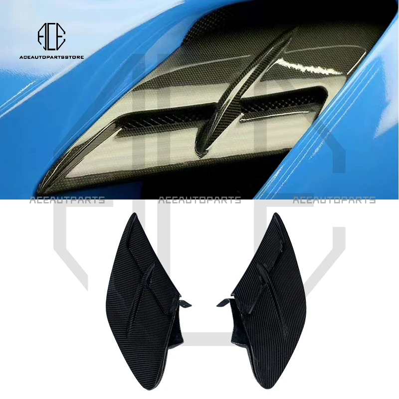 

Carbon Fiber Side Air Intake Cover For Ferrari 488 Car Body Kits Side Parts Intake Flaps Auto Accessories Car Styling Capr Style