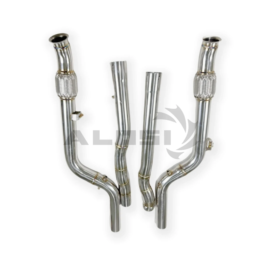

Exhaust for Mercedes Benz C43 GLC43 AMG 3.0T 2020-2023 Exhaust-pipe System Tuning Mid pipe Equal Length SS304