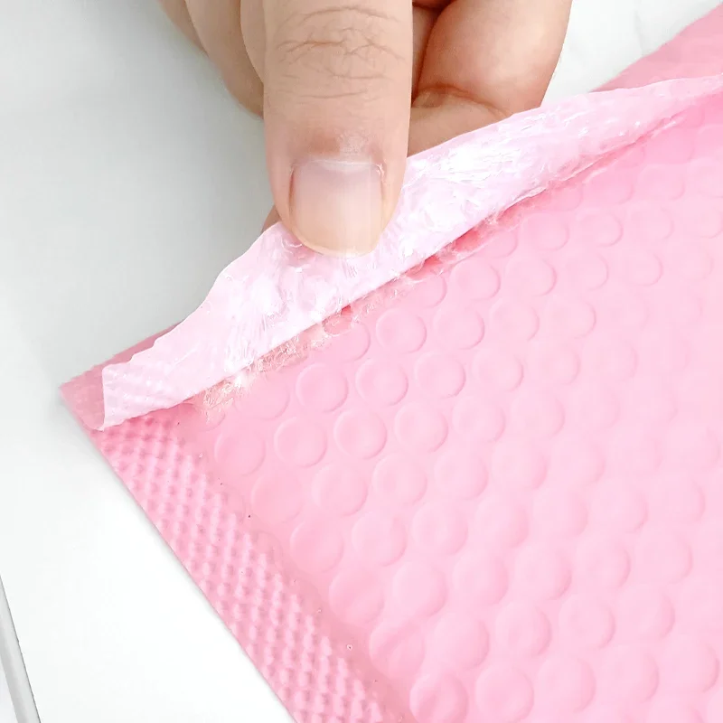 10pcs Pink Bubble Mailers Padded Envelopes Self Seal Packaging Bags For Mailers Shipping Gift Courier Bag Ziplock Bag  18x23cm