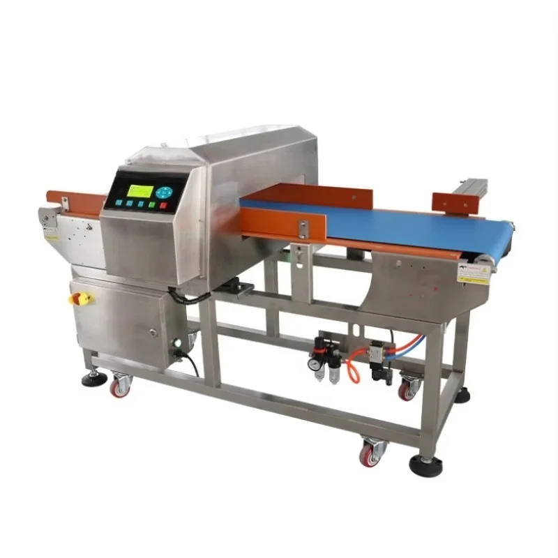 Customized High Sensitivity Stainless Steel Industrial Food Metal Detector Conveyor Type For Food Production Line
