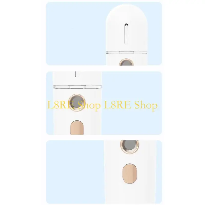 

L8RE Mini Steamer NanoMister Face Sprayer USB Nebulizer Humidifier Moisturizing Hydrating Women Beauty Skin Care Tool