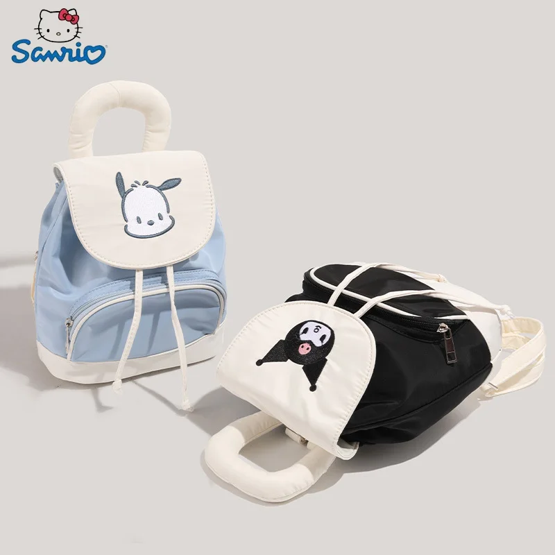 

New Sanrio Backpack Korean Style Ins Style Waterproof Cute Cinnamoroll Kuromi Anime Doll Backpack Valentine's Day Gift For Girls