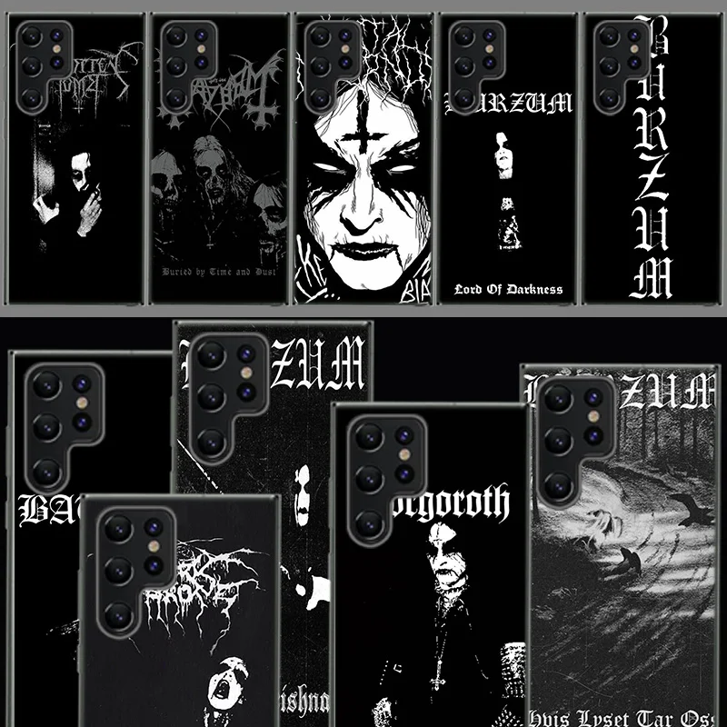 Чехол Burzum Filosofem BRZM для Samsung Galaxy S21 S20 FE S23 S22 S24 Ultra, чехол для телефона S10 S10E S8 S9 Plus S7 Edge, прозрачный чехол L