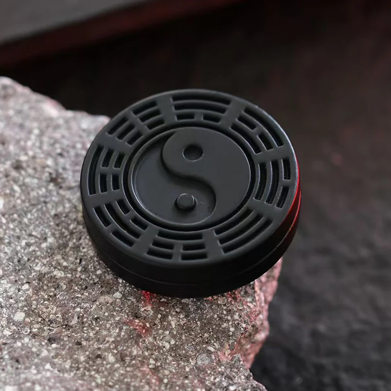 Agnetic Tai Chi Haptic Coin Slider Clicker Fidget Toy Stress Relief Anxiety Dla Dorosłych Dzieci ADHD TDAH Autyzm Spinning Gyro